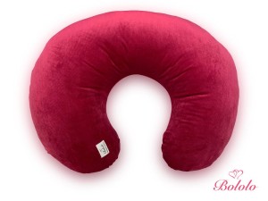 Rogal do karmienia Bololo Velvet Burgundy 