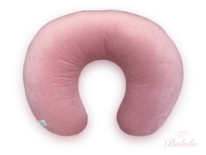 Rogal do karmienia Bololo Velvet Retro Pink