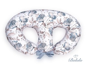 Poszewka na poduchę do karmienia bliźniąt Floral Dream