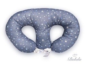 Poszewka na poduchę do karmienia bliźniąt Dark Stars