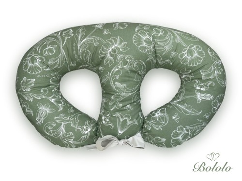 Poducha do karmienia bliźniąt Swirls.jpg