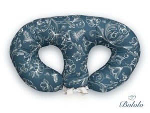 Poducha do karmienia bliźniąt Marine Swirls