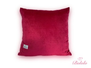 Poduszka dekoracyjna/Jasiek 40X40 Burgundy Velvet 