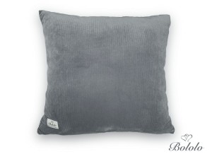 Poduszka dekoracyjna/Jasiek 40X40 Grey Velvet 
